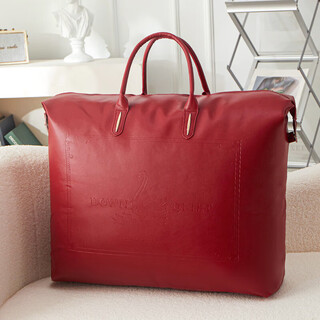 Fantasy wedding storage bag leather bag quilt velvet quilt silk quilt quilt special winter quilt gift packaging medium size 55*40*16cm 35jin jin equals 0.5kg quilt crocodile pattern-dark green