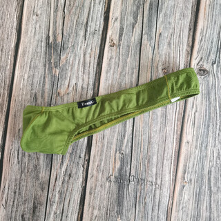 Dumi men's personalized side low-waist thong boxed c-string pants single-sided youth underpants trendy military green 5091 m (suitable for waists around 63-74cm