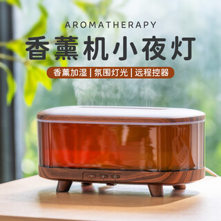 Seguo's new aromatherapy machine humidifier atmosphere night light home desktop small spray humidifier essential oil diffuser light sound operation creative and practical christmas birthday gift for men and women h27 aromatherapy machine atmosphere night light + three-speed timing + remote control