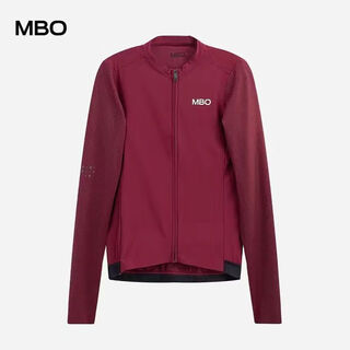 Meissenlan (mbo) mbo meissenlan spring and autumn thin breathable sweat-absorbent cycling jersey for men and women, long-sleeved road cycling suit, burgundy long-sleeved top (same style for men and women) 4xl