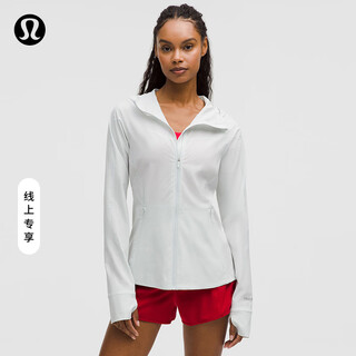 lululemon丨Mist Over 女士运动夹克 拒水 防晒 LW4BSRS 海雾蓝 线上专售 XS /4