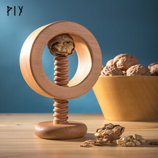 Piy household solid wood pecan clamp to open walnut nut artifact multi-functional small hazelnut pliers sheller tool ko walnut opening clamp