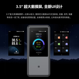 Zte u60 pro 5g portable wifi7/10000 mah mobile card routing/n79 high-speed frequency band/carrier aggregation/nfc direct connection/mu5250 titanium silver/2025 model u60pro+ dual network single-month 1500g monthly package