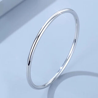 Meluxe mina ready stock sparkling pt950 platinum bracelet bracelet, versatile plain ring bracelet, solid birthday gift, single shot will not be shipped, more weight will be refunded, less will be reimbursed