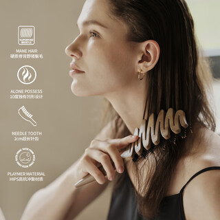 Krramel comb christmas gift for women wet and dry bristle hair care comb birthday gift massage comb wedding gift large size