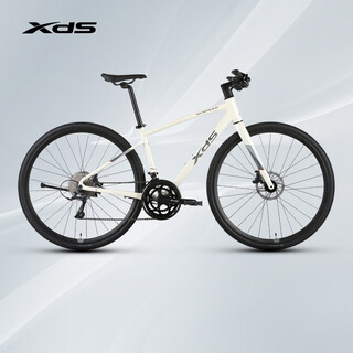 Xide shengping road bike extreme speed 380 hydraulic disc brake x6 aluminum alloy frame 18 speed beige/khaki m code (suitable for height 160-170cm)