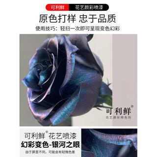 Tea shanshan black plum sauce spray paint flower spray color agent floral spray paint internet celebrity black plum sauce flower special spray paint symphony color changing series-galaxy eye 540ml (use with black