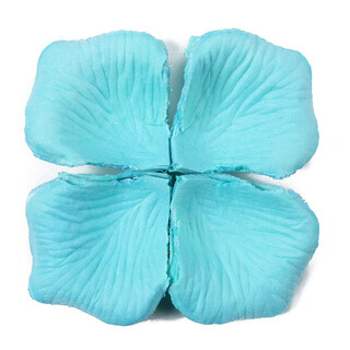 Creation secret simulation rose petals wedding confession decoration hand-spreading flowers valentine's day proposal making romantic wedding room decoration supplies tiffany blue 3 packs (about 300 pieces) petals