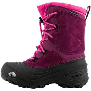 North face children's clothing children's cotton shoes warm shoes boys and girls sports shoes snow boots autumn and winter|5lxf kk9/red size 35 shoes length 22cm