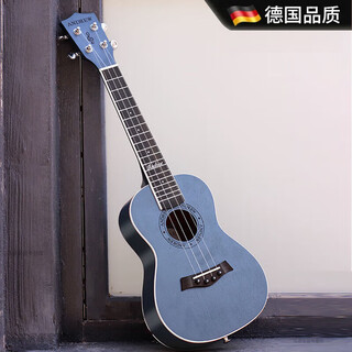 Linguo June 1st Gift German Children's Guitar Ukulele Men and Women Beginners' Voice Board 23-inch 26 Small Guitar Introduction Blue Aphrodisiac-[23-inch] Single Piano + Luxury Gift Pack + Tuning APP