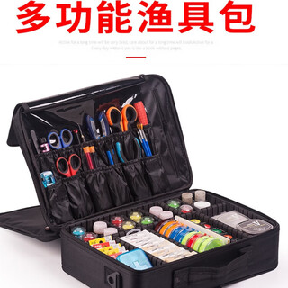 Zailu fishing gear and line group storage bag portable multi-functional waterproof fishing tool box accessories box fish hook and line organizer small fishing gear storage bag