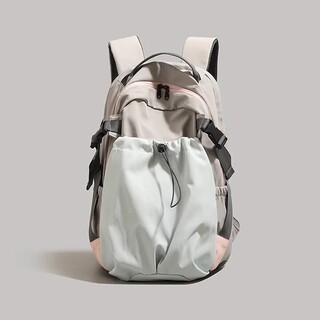 Xingxi mountaineering bag, leisure sports bag, hiking backpack, large-capacity lightweight backpack, college student bag, short-distance travel bag, workwear backpack, gray