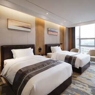 Smart deluxe twin room with street view (inside/outside window)