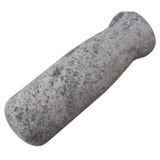 Baichao stone garlic mortar original stone garlic mortar grinding bowl stone mortar household garlic mortar new frosted bluestone hammer