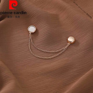 皮尔卡丹（pierre cardin）法国进口品质汉服袖子固定扣磁吸扣链条扣恤下摆改短神器收腰衣服 金色链条磁吸扣【袖子收短】 一个装