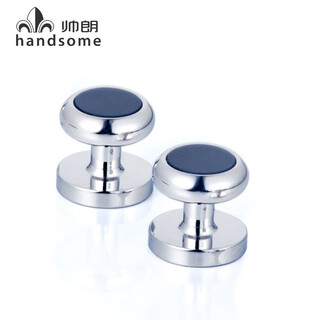 Jiyu simple round light white shell cufflinks unisex french shirt cuffs silver cufflinks cufflinks small black shirt buttons 2 pieces