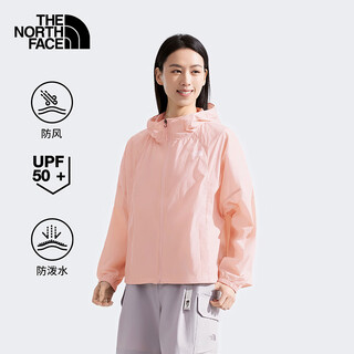 North face thin windbreaker women's sun protection clothing outdoor leisure sports light skin clothing 8c52 lk6 2xl