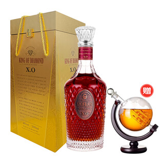 利枫 法国进口洋酒 钻石王XO白兰地 40°度 烈酒2000ml礼盒装