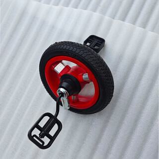 Aoyanlai stroller children's tricycle tire accessories bicycle stroller bicycle inner and outer tire wheel accessories 8-10-12 inch 255x55 red entire front wheel