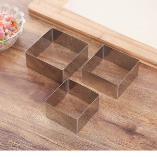 Jingwan wonton skin mold 304 stainless steel household chaos skin machine wonton skin tool square skin pressing tool 3 sets (304 stainless steel)