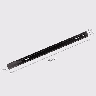Deyan led track light track strip two lines black 1 meter track strip
