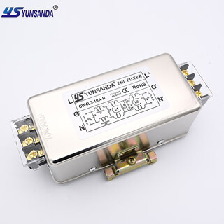 Ys yunsanda single-phase double-pole three-pole high-performance rail-type power filter 220v ac anti-dry cw4l3-10a-r three-pole rail