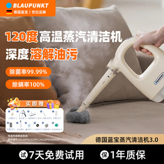 Sapphire sapphire household high-temperature and high-pressure steam cleaning machine disinfection machine whole house cleaning range hood washing machine air conditioning carpet cleaning sofa cleaning multi-functional all-in-one machine double 11 live broadcast the same model upgraded version of high temperature steam cleaning machine