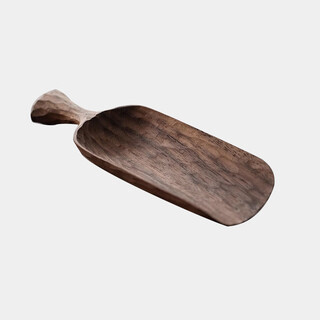 Wen yijia black walnut tea spoon tea spoon tea spoon taking tea leaf spoon tea side tea spoon tea ceremony six gentlemen tea set accessories handmade solid wood tea side