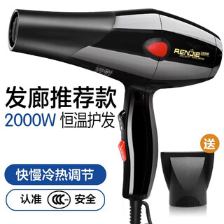 Renjie renjie 811 high power hot and cold wind hair dryer hair salon hair dryer household 2000w hair dryer hot and cold wind