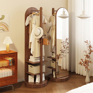 Millennium washington rotating dressing mirror home floor-to-ceiling mirror bedroom full-length mirror multi-functional clothes hanger integrated fitting mirror yuanhu 7