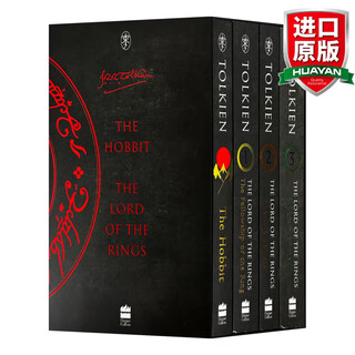 English original the lord of the rings the hobbit the lord of the rings 4 volumes boxed
