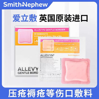 Smith & nephew erica dressing imported silicone viscose foam dressing 12.5 by 12.5cm model 66800272 12.5 12.5cm five piece price