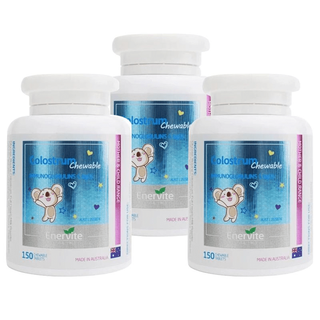 Bovine colostrum chewable tablets 150 tablets for children combined with lactoferrin immune balls official 2 bottles of 300 tablets bovine colostrum