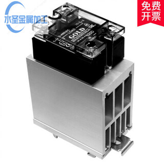 Gold single-phase 40a solid state relay dc control ac 220v solid state relay sap4840d+cr75 radiator