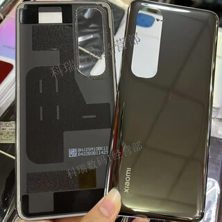 Suitable for xiaomi 10s back cover xiaomi 10s glass shell battery cover mobile phone back shell xiaomi 10s back cover black original disassembly