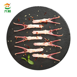 Liuhe cherry valley duck frozen duck tongue 0.6jin jin equals 0.5kg liuhe braised duck tongue sauce duck tongue barbecue ingredients