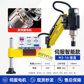 Oloey meihua servo electric tapping machine tapping machine fully automatic drilling and tapping integrated machine intelligent universal cnc desktop servo model-m3-m16 vertical hot selling model