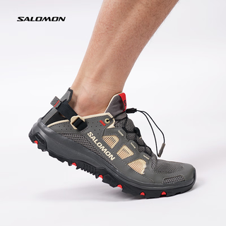 Salomon techamphibian5 men's and women's outdoor sports non-slip wading shoes 471149 men/grey red//spot in seconds 42 genuine products in the store support identification