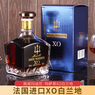 路易玛迪尼玛萨蒂XO白兰地 法国进口洋酒 40度700ml礼盒装 整箱6支送礼佳品 单支装 700mL 1瓶
