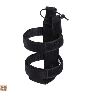 Lilang qizhen outdoor adjustable water bottle case with protective case tactical accessory waist bag round flat oval insulation case water cup black does not include water cup