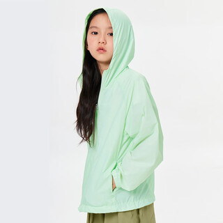 Gxg children's summer new hooded jacket medium and large children's loose solid color sun protection outerwear