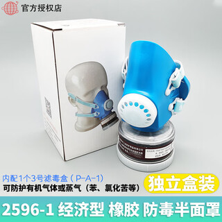 New brand 2596 gas mask spray paint anti-organic gas single tank respirator fire self-rescue escape 2596 gas mask promotion set