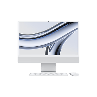 【95成新】Apple/苹果AI笔记本/2023款iMac24英寸银色4.5K屏M3(8+10核)16G512G一体式电脑Z19E0005Z  