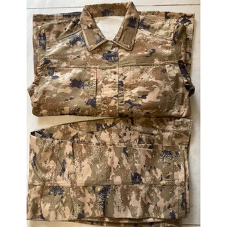 New genuine camouflage clothing jungle desert original outdoor scratch-resistant and wear-resistant training clothing single top pants as training uniform sand color new winter clothing + pants 175/92-96