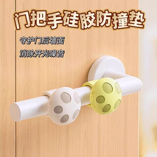 Jiacube anti-collision sticker silicone door handle entry door bedroom door anti-collision buffer mute pad creative mushroom door stopper