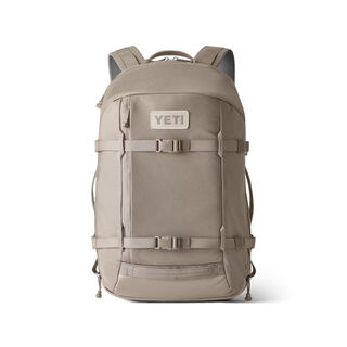 Yeti outdoor backpack crossroads 27l backpack daily travel bag durable commuting boarding backpack cape dark taupe light brown