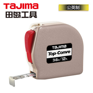 Tajima metric and inch top type automatic locking steel tape measure 3.6 meters 1001-2450