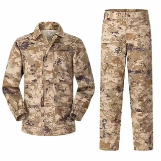 New genuine original camouflage clothing outdoor winter and summer anti-scratch and wear-resistant dirty training clothing single top pants as training clothing desert winter clothing + pants 170/84-88