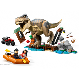 Quasi-new product lego building blocks jurassic world 76975 river dinosaur escape boys and girls children's toys birthday gift