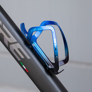 Gub bicycle water bottle rack cycling water cup rack aluminum alloy mountain bike insulated bottle rack equipment ice crack gradient blue